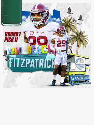 Minkah Fitzpatrick Draft 99 OVR - College Football 25