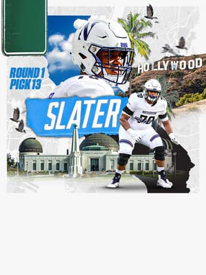 Rashawn Slater Draft 99 OVR - College Football 25