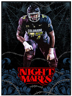 Jordan Seaton Nightmares 91 OVR - College Football 26