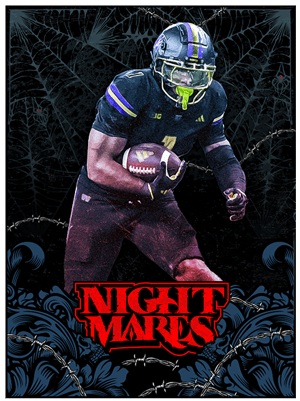 Jonah Coleman Nightmares 91 OVR - College Football 26