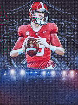 Ty Simpson Gone Pro 98 OVR - College Football 26